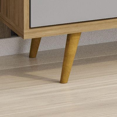 Aparador Buffet Quartzo Cinamomo Com Off-white - Bechara