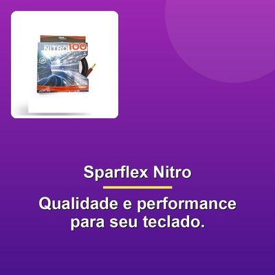 Cabo Teclado Sparflex Nitro 7m Preto