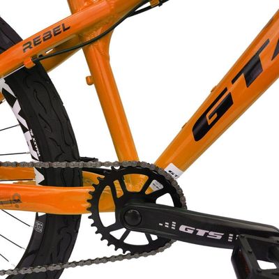 Bicicleta Aro 26 Gta Rebel Freeride Downhill Single 7v Rodas Vmaxx Freio A Disco Pneu Flame Preto Laranja