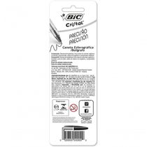 Caneta Esferográfica Ponta Fina De 0.8mm Pacote Com 3 Unidades Bic
