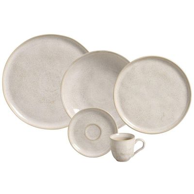 Aparelho De Jantar 30 Peças Bio Latte Porto Brasil