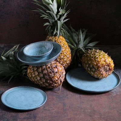 Conjunto Pratos Fundos 06 Peças Linhas Breeze Porto Brasil