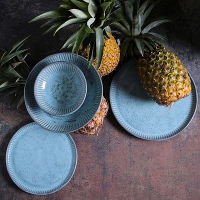 Conjunto Pratos Fundos 06 Peças Linhas Breeze Porto Brasil