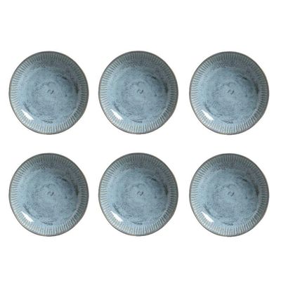 Conjunto Pratos Fundos 06 Peças Linhas Breeze Porto Brasil