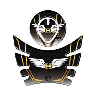 Adesivo Protetor Tanque Bocal Moto Bros Até 2015 Cor Preto