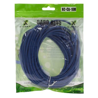 Cabo de Rede Patch Cord RJ45 Macho 10 Metros - XC-CR-10M