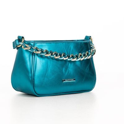 Bolsa Transversal Feminina Rafitthy 28.13720 Corrente Azul