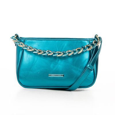 Bolsa Transversal Feminina Rafitthy 28.13720 Corrente Azul