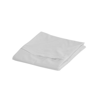 Capa Para Travesseiro Fofuxão 1 Peça 1,46m x 46cm 80% Algodão / 20% Poliéster Percal 140 Fios Com Zíper - Branco