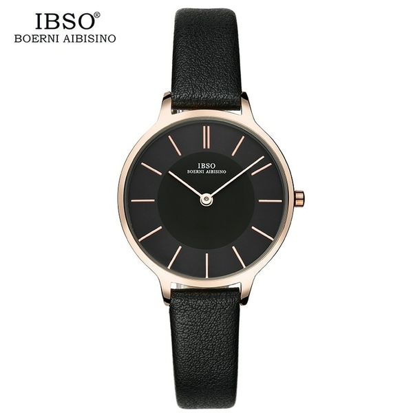 Relógio de Quartzo Feminino IBSO 6608 À Prova D'Água 40 / Preto