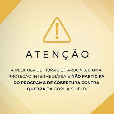 Película Traseira de Fibra de Carbono Transparente para Iphone 7 - Gorila Shield