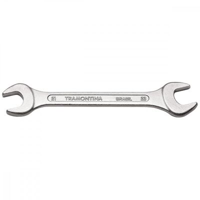 Chave Fixa 21x23 mm Tramontina Basic com Corpo em Aço Especial Cromado