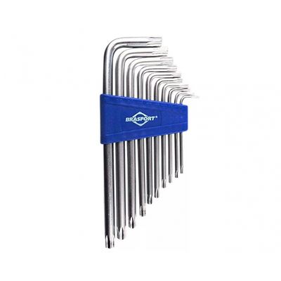Chave Torx Brasfort Jg T09-t50 10pcs Blister 7835