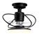 Ventilador de Teto Treviso Preto Fosco Elegance LED Bivolt