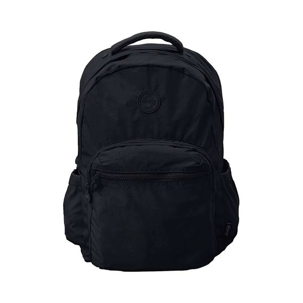 Mochila Teen Hashtag Crinkle Preta com Alça Acolchoada e Regulável
