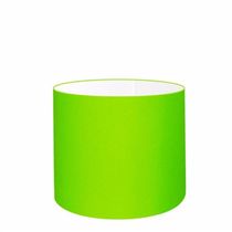 Cúpula Abajur E Luminária Cilíndrica Vivare Cp-7014 ø35x21cm - Bocal Nacional Verde-limão