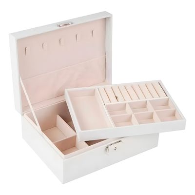Maleta Porta Joia Organizadora Elegante Cor:Rosa