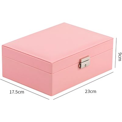 Maleta Porta Joia Organizadora Elegante Cor:Rosa