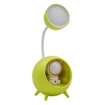 Luminaria De Mesa Decorativa USB Astronauta Cor:Verde