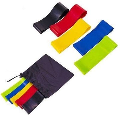 Kit Faixa Elastica Band Extensor 5 Niveis