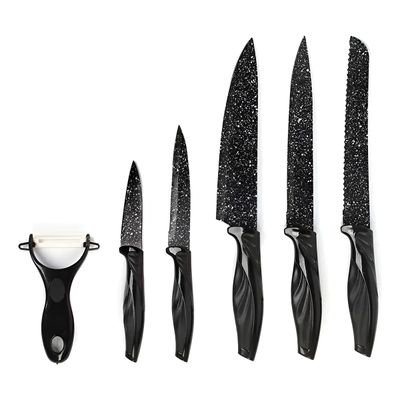 Kit de Facas 6 Peças em Aço Inox Antiaderente