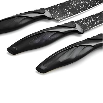 Kit de Facas 6 Peças em Aço Inox Antiaderente