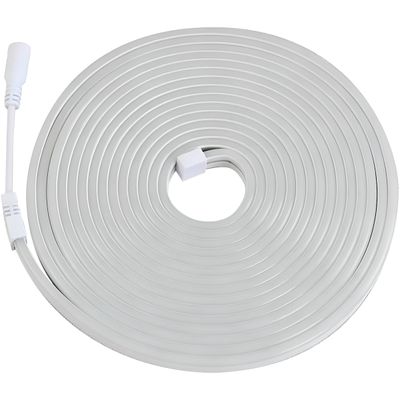 Fita LED Neon 5 Metros Siliconado Decoração Flexível - Decoração Criativa e Segura | Cor:Branco Frio