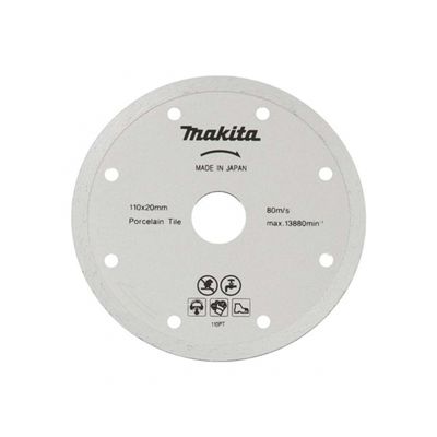 Disco Diamantado Makita 110X20Mm P/ Porcelanato B-22919 Blis