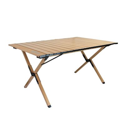 Mesa Dobrável Bege 90cm Camping Piquenique Sítio Casa Campo
