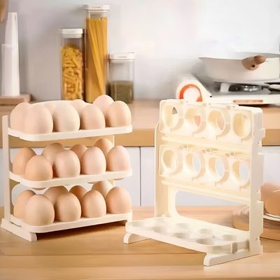 Porta Ovos Bandeja Dispenser Dobrável Ate 24 Un