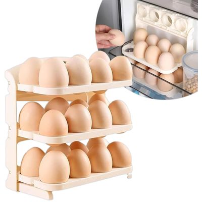 Porta Ovos Bandeja Dispenser Dobrável Ate 24 Un