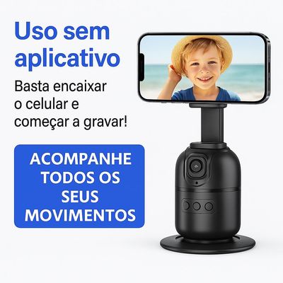 Rastreador Facial Inteligente 360°