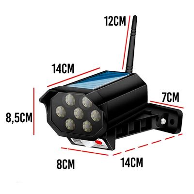 Refletor Solar Inteligente 60W com Sensor