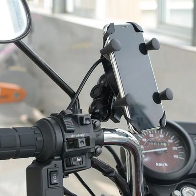 Suporte Multifuncional Celular Moto com USB