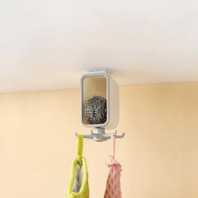 Suporte Organizador Utensilios Gancho - Cinza