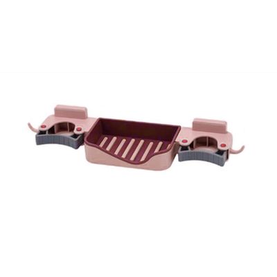Suporte Sabonete Vassoura Rodo Parede - Rosa