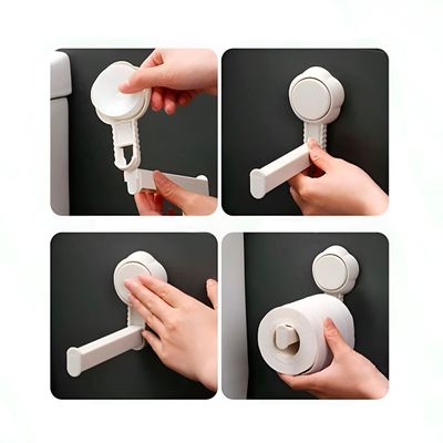 Suporte Porta Papel Higiênico Parede Ventosa