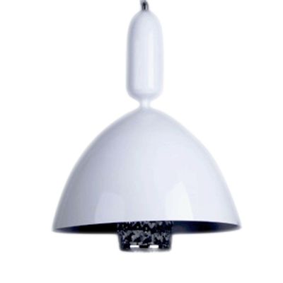Pendente Treviso Veneza Branco com Prata MD70145A-1