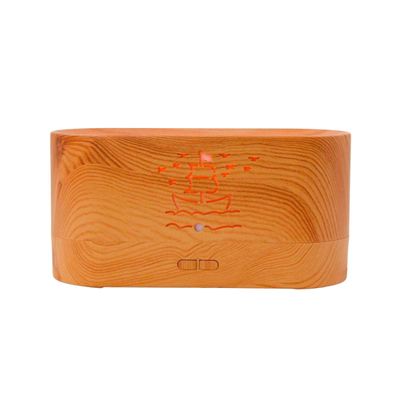 Difusor Aromatizador Umidificador De Ar Oleos Essenciais Fogueira Cor:Marfim