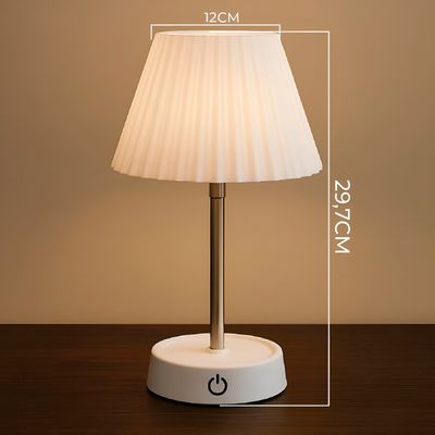 Abajur Luminária de Mesa LED Recarregável Retrátil - Portátil Recarregável com Touch 3 Níveis de Luz USB 3000