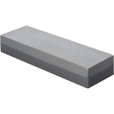 Pedra de Afiação Dupla Face 120/240 em Óxido de Alumínio 20cm para Facas e Tesouras - Dupla Face Utilidade