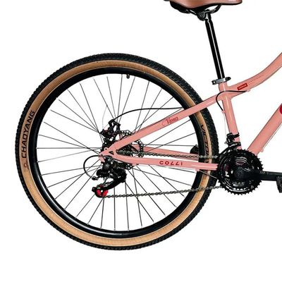 Bicicleta Colli Viena A.29 F.disco 21v C- Cesto - 610c-0142d Rosa Blush
