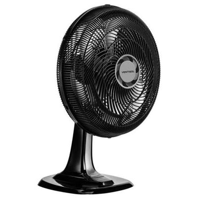 Ventilador De Mesa Ventisol Turbo 6 40cm Preto/cinza 127v