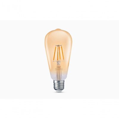 Kit C/ 10 Lâmpadas Filamento Led 4w (formato Pera St) 2300k E27 Bivolt