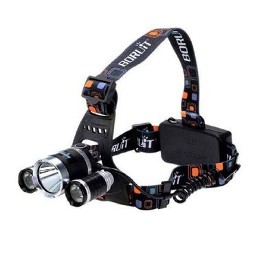Lanterna De Cabeça Profissional Sport Potente 3 Led Recarregável T6