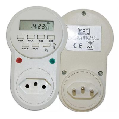 Timer Temporizador Digital Liga/Desliga 24 Horas Bivolt 2200w 10A