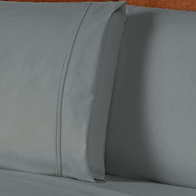 Jogo de Cama Lençol Queen Conforto Percal 300 Fios 4 Peças - Cinza