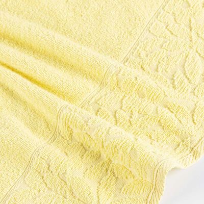 Jogo de Banho Blume Toalhas Macias 100% Algodão Fio Penteado 5 Peças Amarelo e Bege