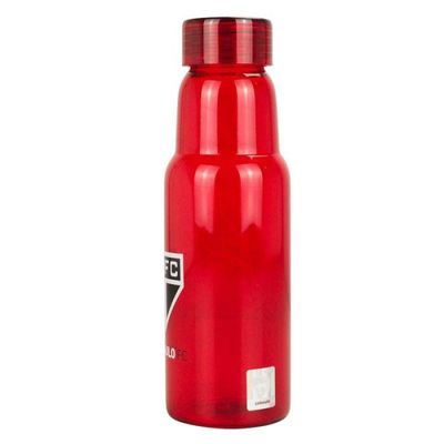 Garrafa de Vidro Vermelha Escudo São Paulo FC 500ml Oficial