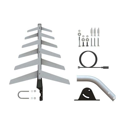 Antena Externa Digital Tv 2 Em1 Hdtv-uhf Dtv-1500 10m